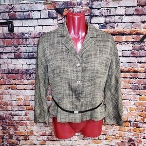 Gerard Darel Tweed Gray Jacket